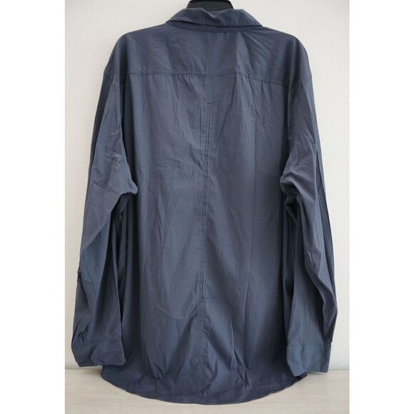 Duluth Trading 90850 Men's Sz 2XL Blue Untouchable Standard Fit L/S Shirt - Picture 2 of 8